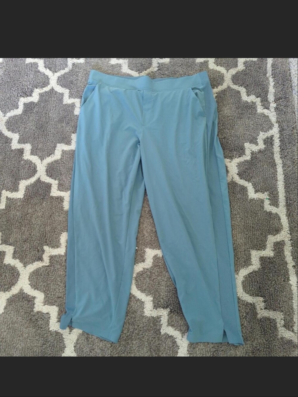 Athleta Light Blue Casual Pull-On Pants